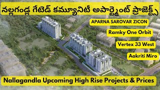 Nallagandla Area Upcoming Residential High Rise Projects amp Current Pricing Details  Hyderabad [upl. by Favata]