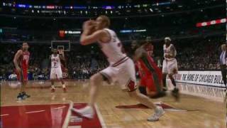 Scalabrine shows off the hang time [upl. by Odnalra]