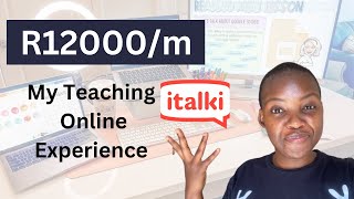 What they don’t tell you about iTalki Teaching Online [upl. by Mulry548]