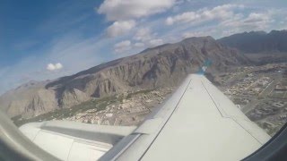 Oman Air flight from Khasab KHS to Muscat MCT [upl. by Nosloc]