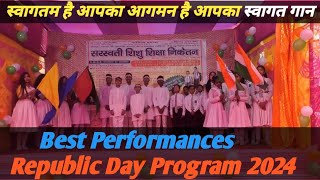 Swagatam hai aapka aagman hai aapka ✳️ swagat gaan ✅ republic day program ✳️✅2024✳️✅ [upl. by Nahtnhoj]