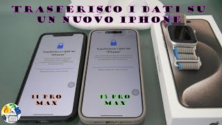 TRASFERIRE I DATI da un vecchio Iphone ad un nuovo Iphone [upl. by Nwahc946]