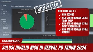 TERBARU CARA MENGATASI INVALID NISN DI VERVAL PD  DAPODIK 2025a [upl. by Fayina]