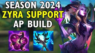 Season 2024 Zyra Support build  First Look at 141 [upl. by Gen424]