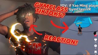 REACTING TO GYM CLASS TIKTOKS 😱 [upl. by Oznol]