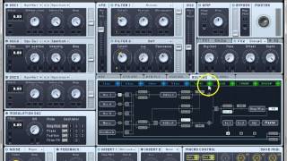 Thunderstorm Howling Wind Rain  Native Instruments Massive Tutorial [upl. by Gord]