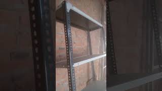 Slotted angle rack shelves at 1600 rs all India delivery available Message us indianshelf [upl. by Seve]