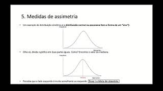 Medidas de separatrizes de assimetria e de curtose [upl. by Annohsat]