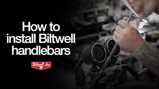 How to Install Biltwell Handlebars [upl. by Ycnalc]