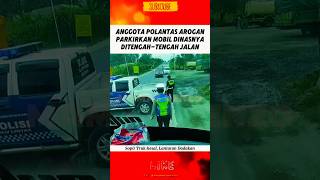 SOPIR TRUK DIBUAT KESAL DENGAN ULAH OKNUM POLANTAS polisi polri polisiindonesia beritaterkini [upl. by Boynton]