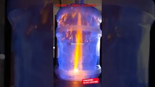 Burning Ethanol Chemical Change  experiment chem Shorts [upl. by Enelrats]