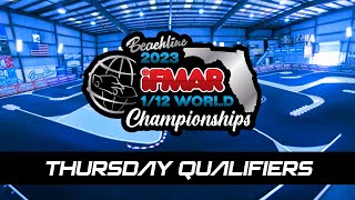 IFMAR 12TH SCALE WORLDS 2023 THURSDAY QUALIFIERS  BEACHLINE RC RACEWAY [upl. by Aseena]