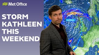 040424  Storm Kathleen  Met Office Weather Forecast [upl. by Annabelle]