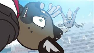 Haida vs Himuro  Aggretsuko Season 4 JP [upl. by Jordon]