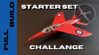 Starter Set Challenge  Airfix Red Arrows Gnat in 172 Scale  Full Build [upl. by Aphra]