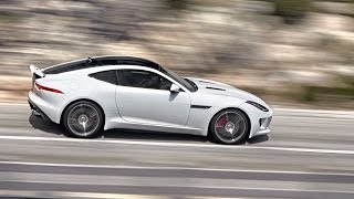 ► NEW Jaguar FType R Coupe 550 hp TEST DRIVE [upl. by Ayor810]