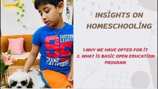 We are HOMESCHOOLING Viraj  Special Education  A for Autism [upl. by Folger]