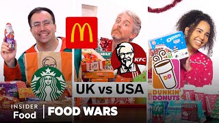 US vs UK Christmas Special 2023  Food Wars  Insider Food [upl. by Illib]