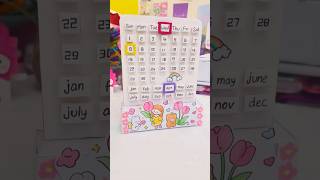 diy kawaii desk calendar Tutorial shorts diy artandcraft howtomake papercraft youtubeshorts [upl. by Humo]