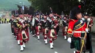 Royal Guards march marks Queens arrival at Balmoral [upl. by Dirtsa]