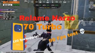 Reame Narzo 70 Turbo 🔥 bgmi test ✅  best gaming 🤯 device for compitetive   😱 Buy or not [upl. by Ahsiuq]