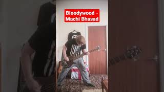 Bloodywood  Machi Bhasad BassCover Bloodywood MachiBhasad BassShorts Shorts [upl. by Hahnert]