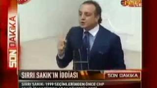 SIRRI SAKIK 1999 Seçimlerden önce CHP 20 MILITANI bizden aday gösterin dedi [upl. by Eintihw]