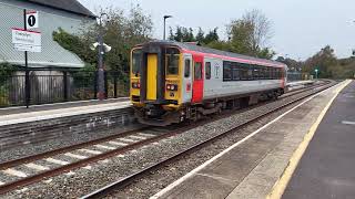 153333 departs NewbrIdge [upl. by Aysab]