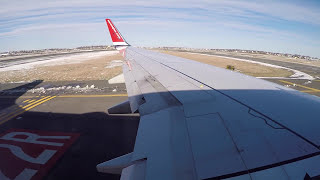 MVT NORWEGIAN B737800 Boston ⇒ Martinique TAKE OFF [upl. by Nilrac]