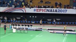 2017 NAIA Indoor  Mens 4x400m relay  Prelim Heat 2 [upl. by Sucrad]