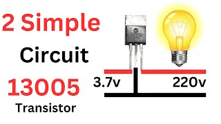 2 in 1 Circuit using just 13005 transistor [upl. by Adnowal]