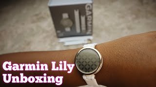 Garmin Lily Sport Bundle Unboxing [upl. by Dorice535]