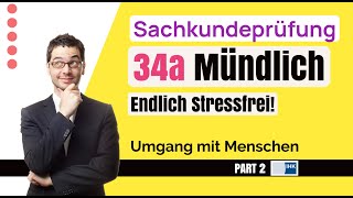 Sachkundeprüfung 34a Mündliche Prüfung Umgang mit Menschen Part 2 [upl. by Amero]