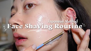 My Dermaplaning Skincare Routine  Face Shaving at Home  PrePost Care [upl. by Morgen]