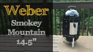 Weber Smokey Mountain 145  Unboxing and Setup [upl. by Iadahs]