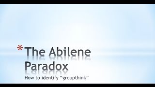 The Abilene Paradox [upl. by France]