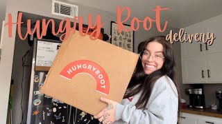 HUNGRYROOT DELIVERY  vegan grocery haul amp review vegan food delivery [upl. by Alanson]