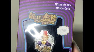 Willy Wonka 1oz Silver Coin amp 5gram Gold Ticket Winner New Stacker [upl. by Kared]