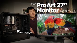 Asus ProArt Display PA278CV  27quot Monitor for Creators and Professionals [upl. by Ycnalc]