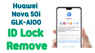 Huawei Nova 5i GLKAL00 ID Lock Remove [upl. by Aicemak209]