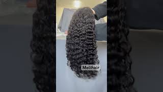 20” natural color 13x4 Hd lace frontal wig water wave [upl. by Adiahs610]