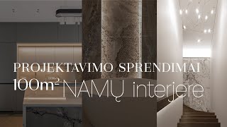 PROJEKTAVIMO SPRENDIMAI 100 kv m interjere  Intro Dizainas [upl. by Eirrej58]