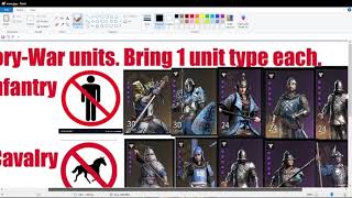 Best Units l Unit Meta tier list l TerritoryWar l l Ranked l Conquerors Blade l Guide l Doctrines [upl. by Sherris]