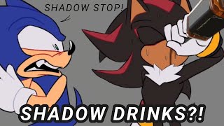 SHADOW DRINKS Sonic comic dub [upl. by Aiek582]