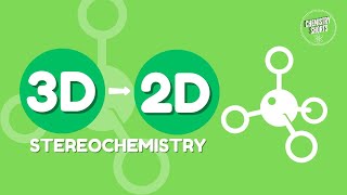 How to convert 3d ⚫chiral carbon to 2d  🧪Organic chemistry [upl. by Nawtna914]