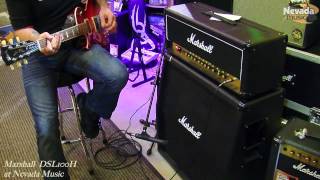 Marshall DSL100 Head demo with Chris George at PMT [upl. by Asenej]