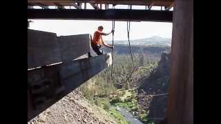 Crooked River Bridge Falsework Removal  Summer 2000 [upl. by Nethsa]