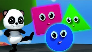 forma canción  rima para niños  Shapes Song  Baby Bao Panda Español  Canciones Infantiles [upl. by Eiroj747]