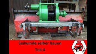 Seilwinde selber bauen  Grundrahmen bauen  4 [upl. by Maharg477]