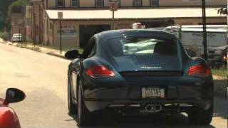 Porsche 9872 Cayman S 20092012  Fabspeed Maxflo Muffler  Revs and Driving [upl. by Akihsay309]